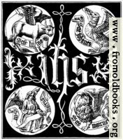 [picture: Sacred Monogram and Badges of the Apostles]