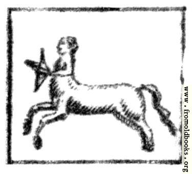 [Picture: Sagittarius (the Archer, or Centaur)]