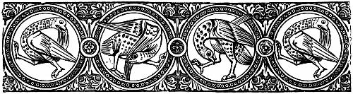[Picture: Gothic Chapter Head: Mediaeval Birds]