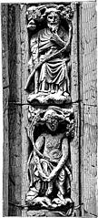 30.—Sculpture from the entrance to the chapter house, Westminster Abbey (1250)