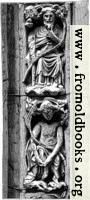 [picture: 30.---Sculpture from the entrance to the chapter house, Westminster Abbey (1250)]