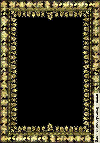 [Picture: [Ancient] Greek Marble Mosaics 1: Olympia - full-page border/decorative frame version.]