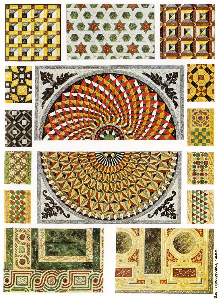 38. Byzantine marble floor-mosaics.