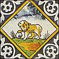 [Picture: Dutch Delft ceramic tile 12]