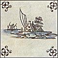 [Picture: Dutch Delft ceramic tile 13]