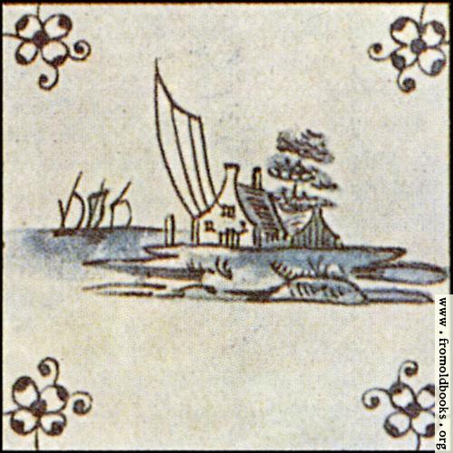 [Picture: Dutch Delft ceramic tile 13]