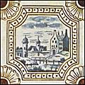 Dutch Delft ceramic tile 5