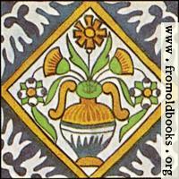 [picture: Dutch Delft ceramic tile 24]