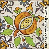 [picture: Dutch Delft ceramic tile 29]