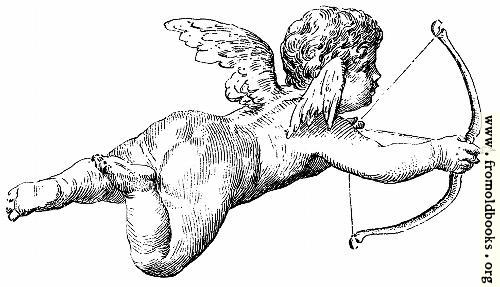 [Picture: Flying cherub firing an arrow]