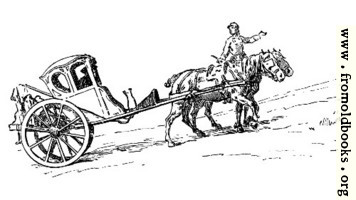 [picture: Postilion galloping uphill]