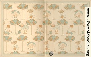 End Papers: children playing in the garden