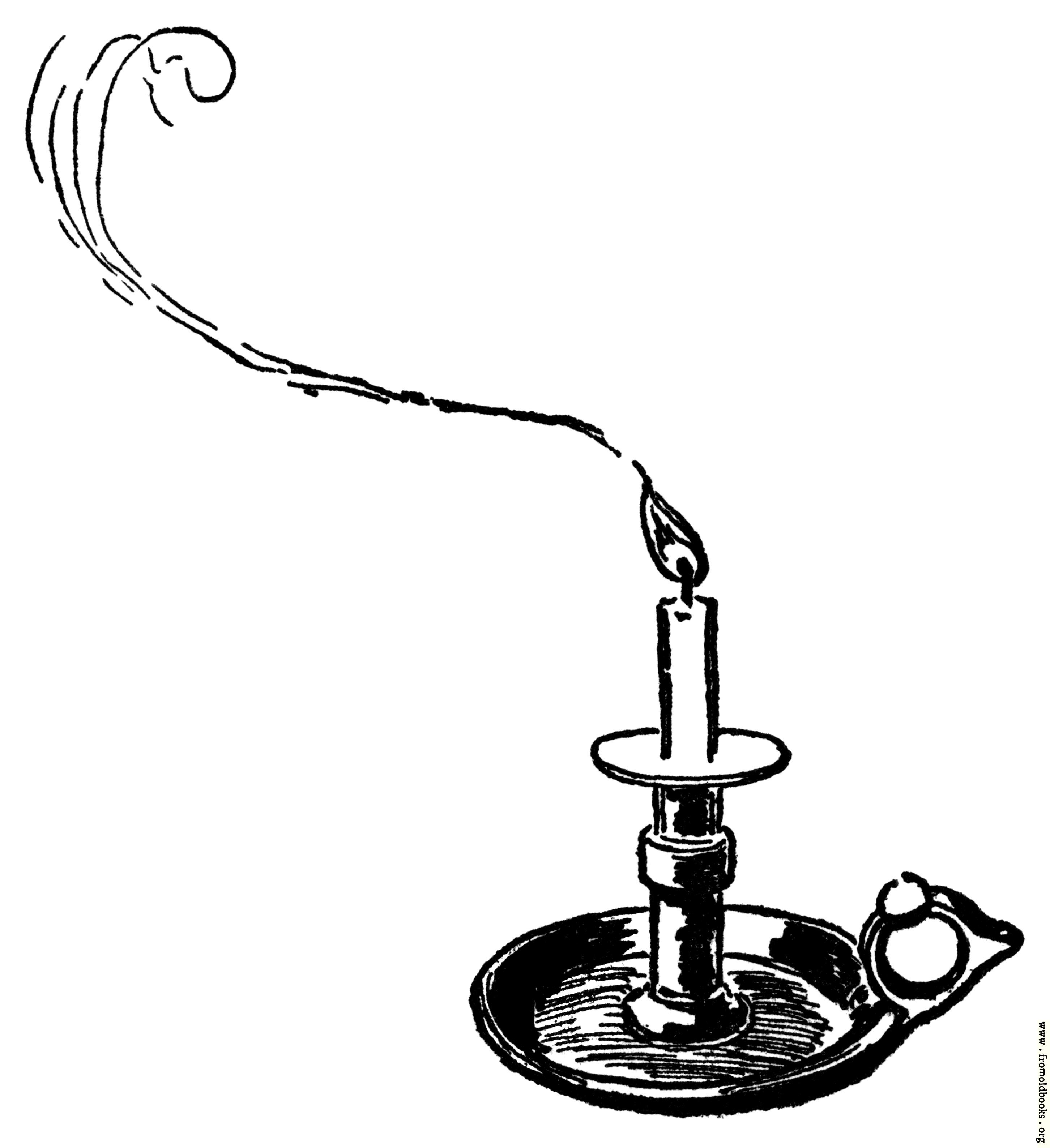 candle clip art free black and white - photo #22