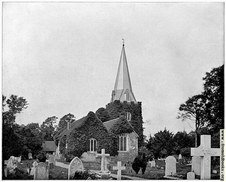 [Picture: Churchyard of Stoke-Pogis, England]