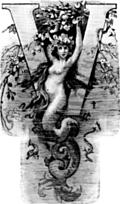 [Picture: Initial letter V with a mermaid]