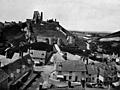 [Picture: Corfe Village and Castle]