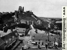 Corfe Village and Castle