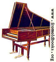 [Picture: XXXII. The Empress Harpsichord.]