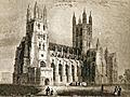 Plate II. Canterbury Cathedral. South West View.