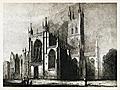 Plate III. Gloucester Cathedral. West Front and South Side.