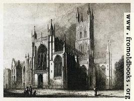 [picture: Plate III. Gloucester Cathedral. West Front and South Side.]