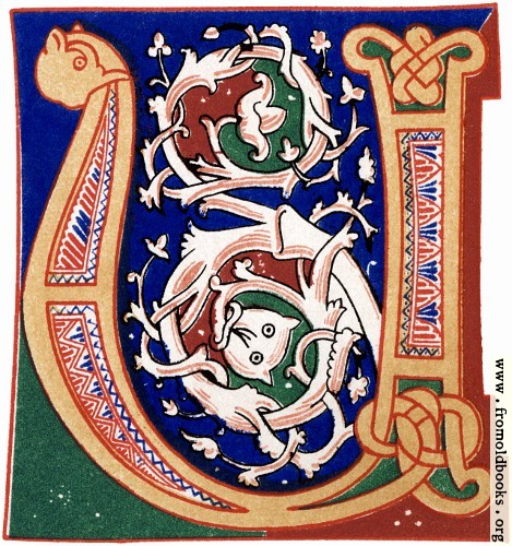 [Picture: Decorative initial letter “U” or “V” from 11th century.]