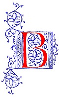 [Picture: Decorative initial letter B from fifteenth Century Nos. 4 and 5.]