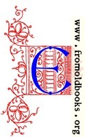Decorative uncial initial letter E from fifteenth Century Nos. 4 and 5.