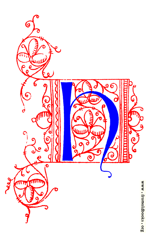 FOBO - Decorative uncial initial letter H from fifteenth Century Nos. 4 ...