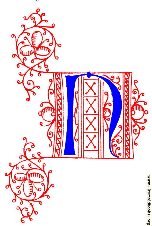 FOBO - Decorative uncial initial letter N from fifteenth Century Nos. 4 ...