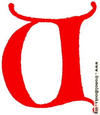 [Picture: Clip-art: calligraphic decorative initial capital letter U from XIV. Century  No. 1]
