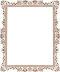 [Picture: Decorative clip-art Victorian border, antique brown]