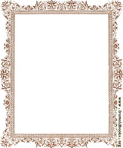 [Picture: Decorative clip-art Victorian border, antique brown]