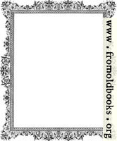 Decorative clip-art Victorian border, Black and White