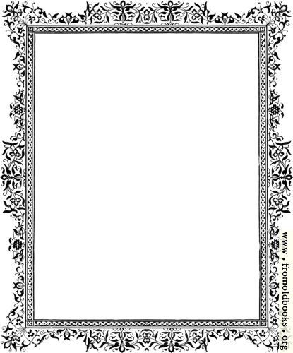 [Picture: Decorative clip-art Victorian border, Black and White]