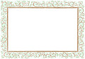 Clip-art: Victorian Floral Border, Landscape Version