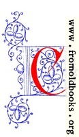 [picture: Decorative initial letter C from fifteenth Century Nos. 4 and 5.]