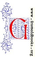 [picture: Decorative initial letter G from fifteenth Century Nos. 4 and 5.]