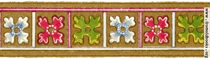 [picture: Horizontal border with flowers, Item 15 from Plate 85]