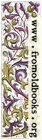 [picture: Gold and Purple Medieval Foliated Border, Vertical]