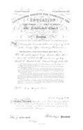 Haynes School Charter from 1850