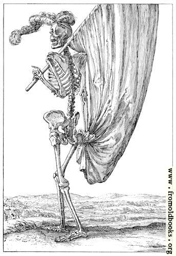 [Picture: Skeleton with Banner]