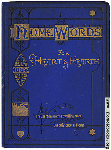 [Picture: Front cover for Home Words]