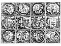 [Picture: Valerio Spada: Historiated Alphabet, 1656 – 1659 [A-M]]