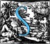 [Picture: Historiated decorative initial capital letter S in Blue]