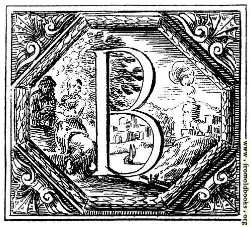 [Picture: Decorated (Historiated) initial letter B by Valerio Spada]