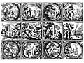 Valerio Spada: Historiated Alphabet, 1656Â â 1659 [N-Z]