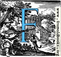 [picture: Historiated decorative initial capital letter F in Blue]