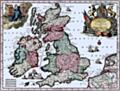 [Picture: Antique British Isles Map: Accuratissima Angliae Scotiae et Hiberniae]