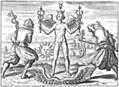 [Picture: Naked angel with caduceus]